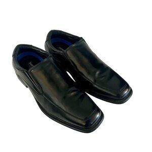 Dockers Lawton Apron Black Polished Apron Toe Slip-On Loafer Shoes 12W Non-Slip